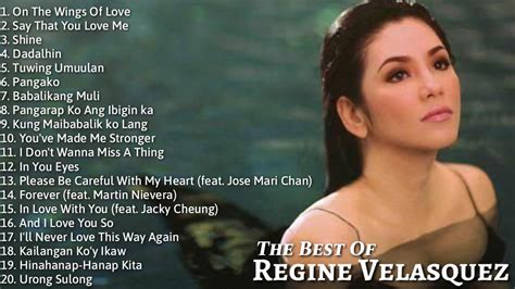 The Best Of Regine Velasquez Vol. 1 .
